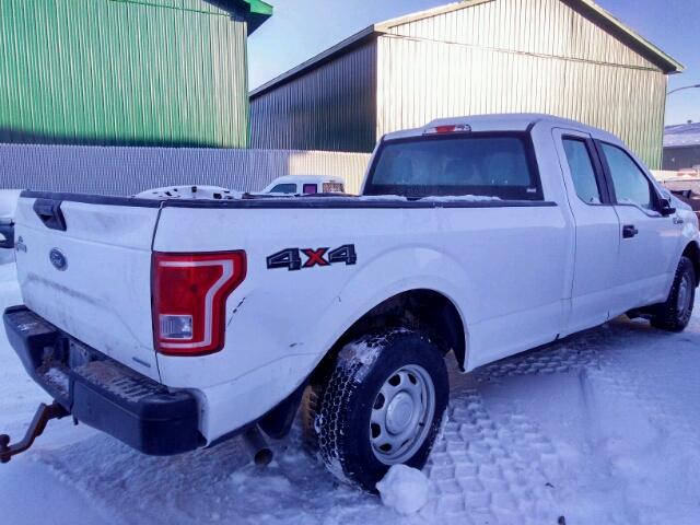 1FTEX1EF1GKF58278 - 2016 FORD F150 SUPER WHITE photo 4