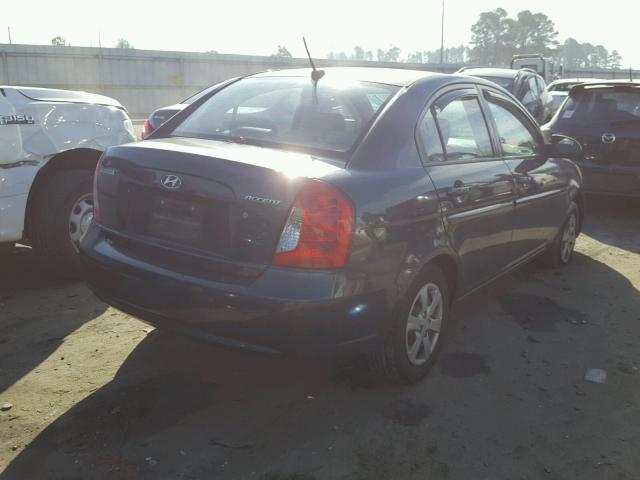 KMHCN46C18U238821 - 2008 HYUNDAI ACCENT GLS GRAY photo 4