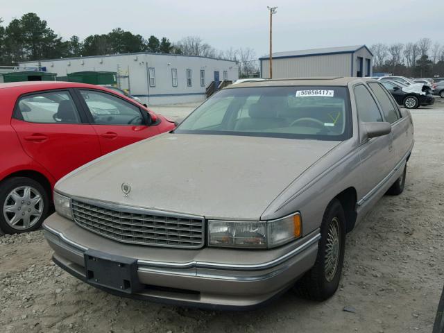 1G6KD52B4SU242443 - 1995 CADILLAC DEVILLE GOLD photo 2