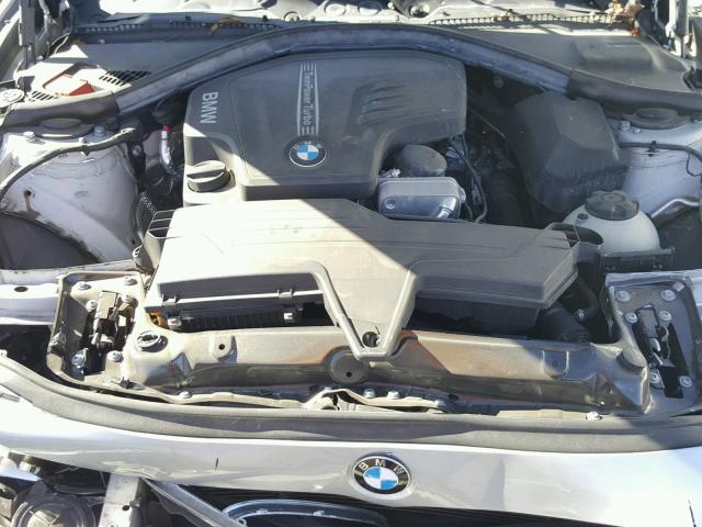 WBA3C1C51EK108380 - 2014 BMW 328 I SULE SILVER photo 7