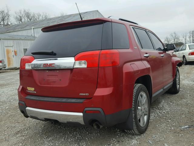 2GKFLXE35D6193163 - 2013 GMC TERRAIN SL RED photo 4