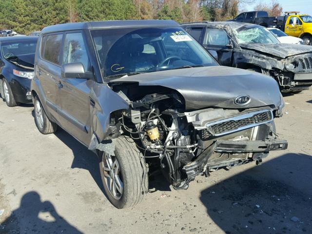 KNDJT2A28B7230791 - 2011 KIA SOUL GRAY photo 1