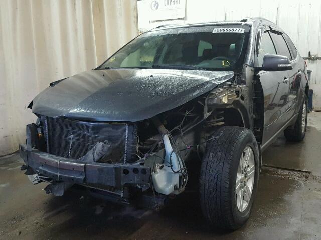 1GNLVGED8AS142340 - 2010 CHEVROLET TRAVERSE L GRAY photo 2