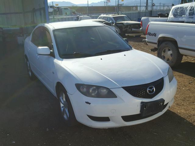 JM1BK12F641173886 - 2004 MAZDA 3 I WHITE photo 1