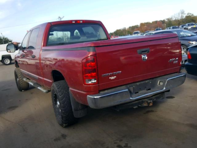 3D7LX39C56G184322 - 2006 DODGE RAM 3500 RED photo 3