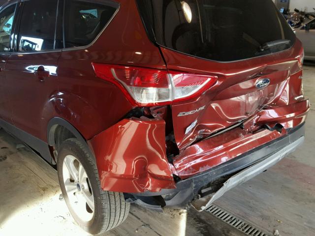 1FMCU0G72GUC52500 - 2016 FORD ESCAPE SE ORANGE photo 9