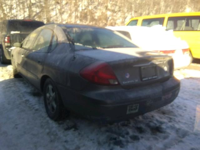 1FAFP55U32G152109 - 2002 FORD TAURUS SES GRAY photo 3