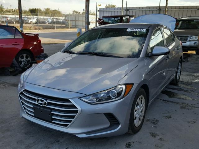 5NPD74LF0HH068267 - 2017 HYUNDAI ELANTRA SE SILVER photo 2