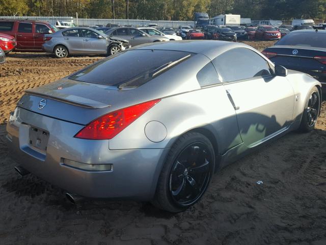 JN1AZ34D76M308859 - 2006 NISSAN 350Z COUPE GRAY photo 4