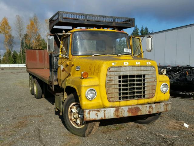 N75FVT27374 - 1974 FORD FLATBED YELLOW photo 1