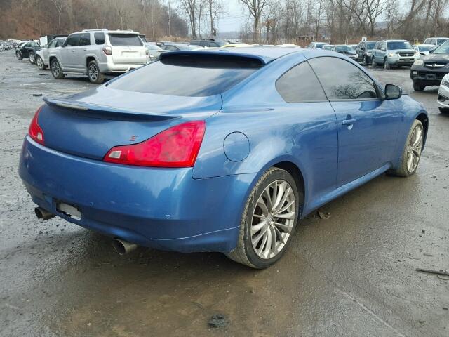 JN1CV6EL6CM471980 - 2012 INFINITI G37 BLUE photo 4