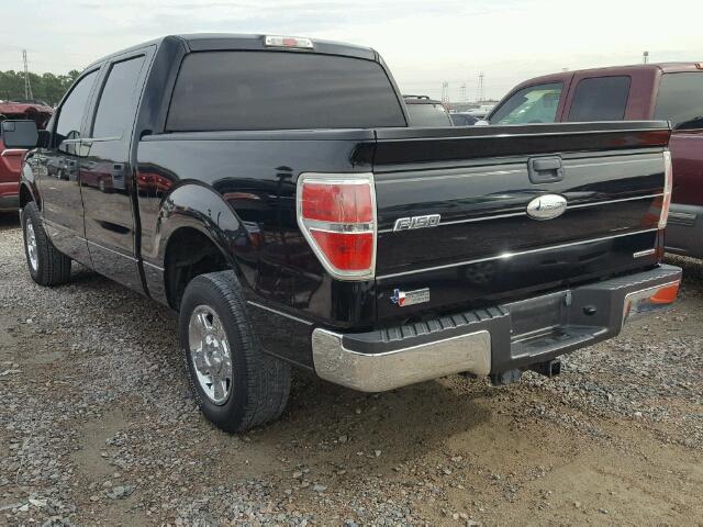 1FTEW1CM0BFC48581 - 2011 FORD F150 SUPER BLACK photo 3