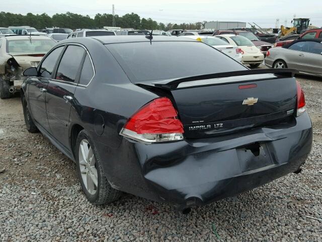 2G1WC5E3XD1233856 - 2013 CHEVROLET IMPALA LTZ GRAY photo 3