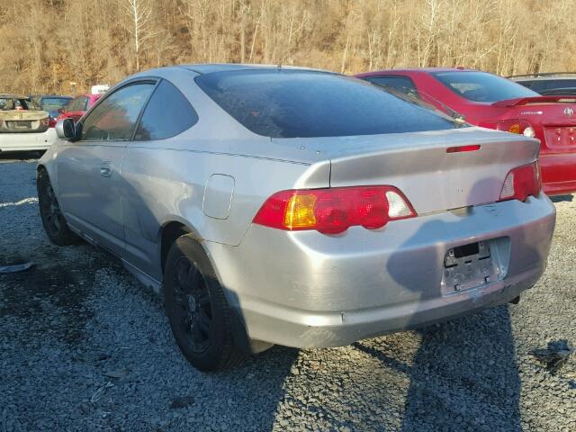 JH4DC54852C009363 - 2002 ACURA RSX SILVER photo 3