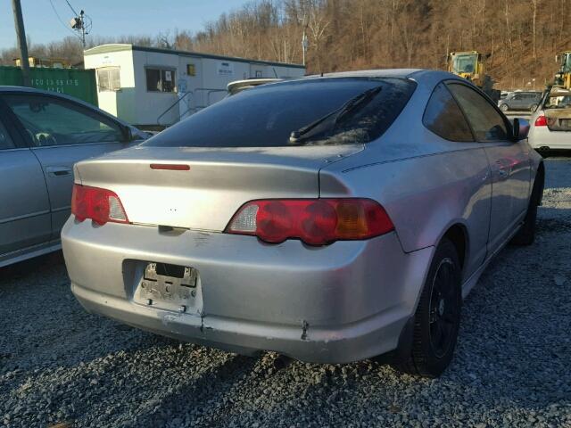 JH4DC54852C009363 - 2002 ACURA RSX SILVER photo 4