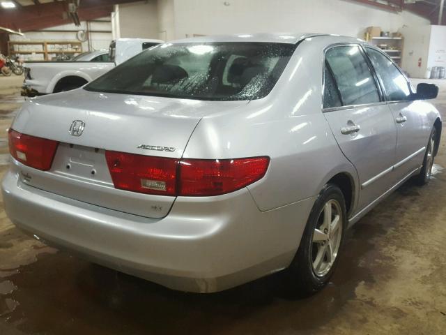 1HGCM56775A023605 - 2005 HONDA ACCORD EX SILVER photo 4