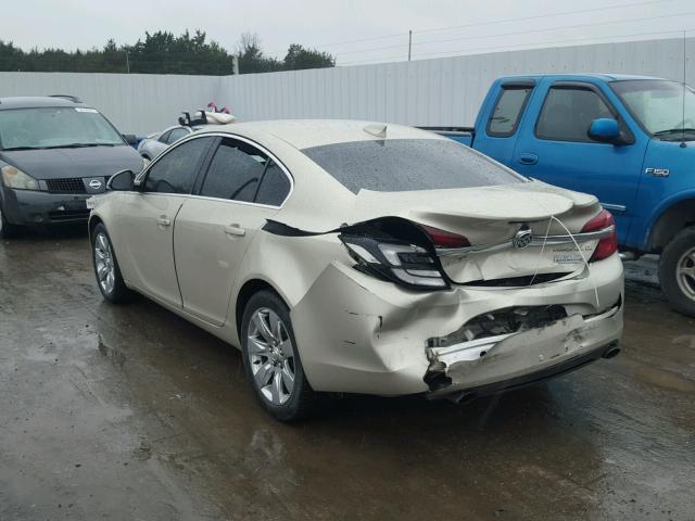 2G4GK5EX1F9187674 - 2015 BUICK REGAL GOLD photo 3