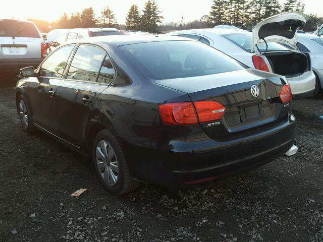 3VWDZ7AJ8BM355034 - 2011 VOLKSWAGEN JETTA SE CHARCOAL photo 3