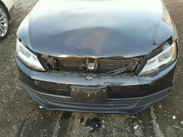 3VWDZ7AJ8BM355034 - 2011 VOLKSWAGEN JETTA SE CHARCOAL photo 7