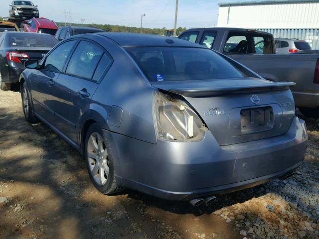 1N4BA41EX8C806693 - 2008 NISSAN MAXIMA SE GRAY photo 3