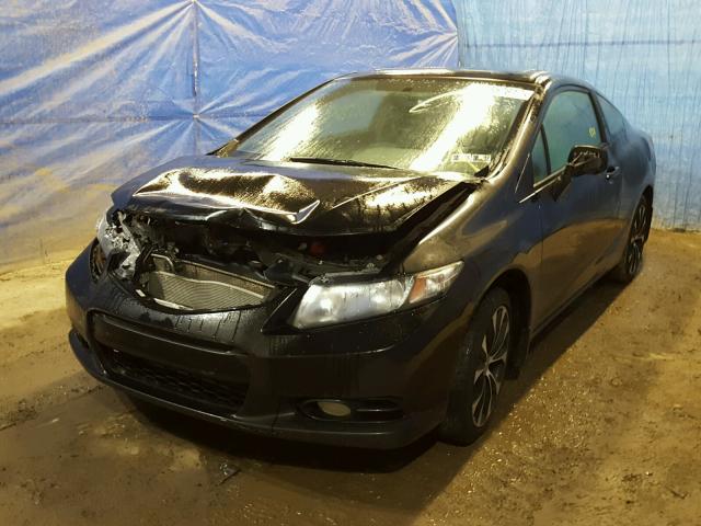 2HGFG4A56DH702480 - 2013 HONDA CIVIC SI BLACK photo 2