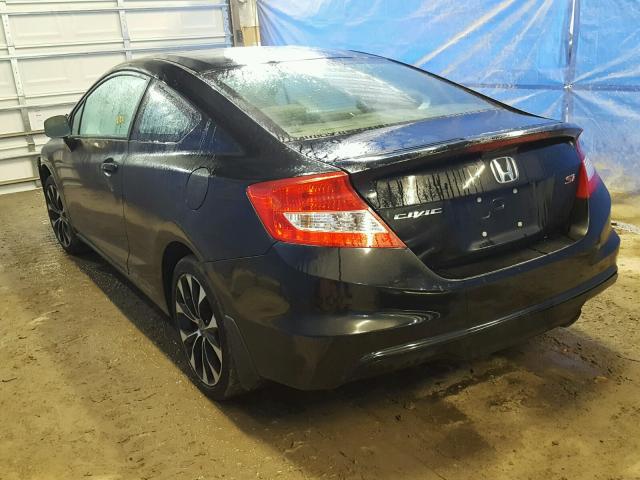 2HGFG4A56DH702480 - 2013 HONDA CIVIC SI BLACK photo 3