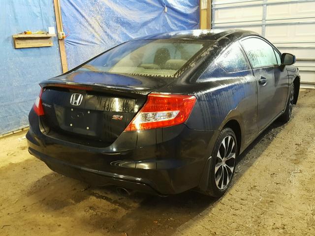 2HGFG4A56DH702480 - 2013 HONDA CIVIC SI BLACK photo 4