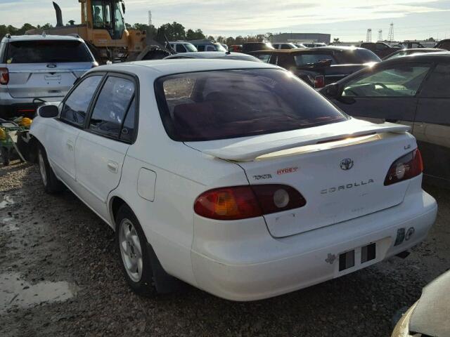 1NXBR12E42Z642578 - 2002 TOYOTA COROLLA CE WHITE photo 3