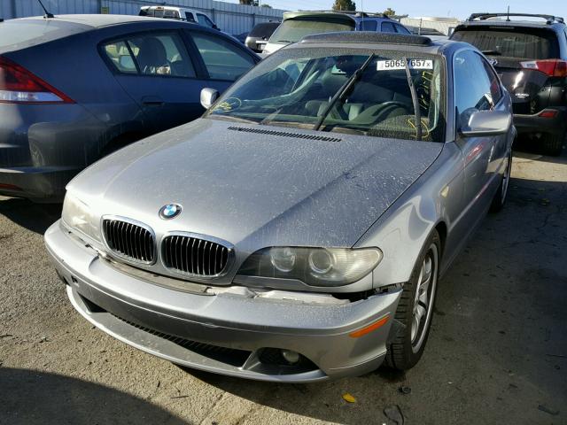 WBABD53484PD97348 - 2004 BMW 330 CI GRAY photo 2