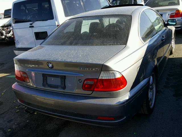 WBABD53484PD97348 - 2004 BMW 330 CI GRAY photo 4