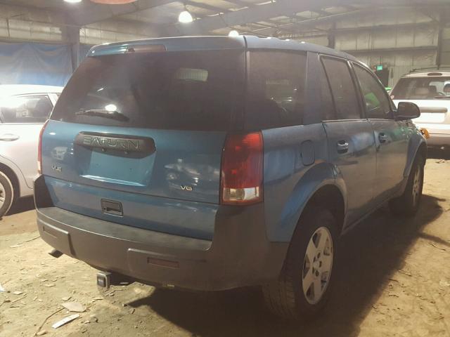 5GZCZ53435S849628 - 2005 SATURN VUE TEAL photo 4