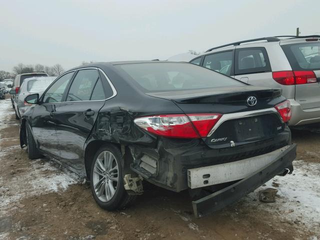 4T1BF1FK0FU031476 - 2015 TOYOTA CAMRY LE BLACK photo 3