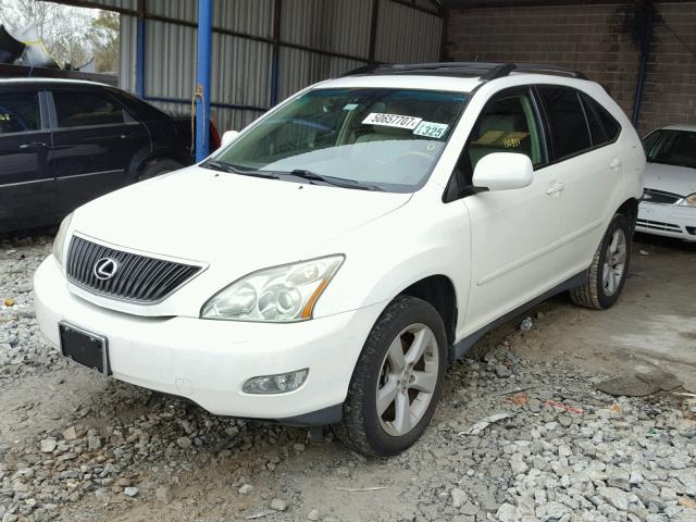 2T2GK31U97C013160 - 2007 LEXUS RX 350 WHITE photo 2