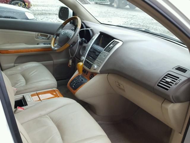 2T2GK31U97C013160 - 2007 LEXUS RX 350 WHITE photo 5