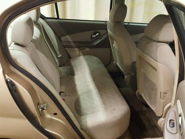 1G1ZT52805F280689 - 2005 CHEVROLET MALIBU LS ოქროსფერი ფოტო 6