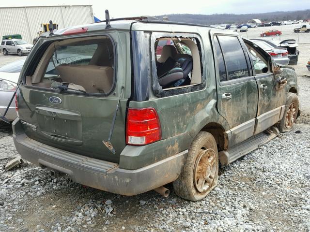 1FMPU15L44LB25806 - 2004 FORD EXPEDITION GREEN photo 4