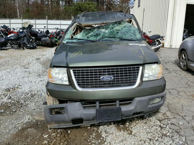 1FMPU15L44LB25806 - 2004 FORD EXPEDITION GREEN photo 9