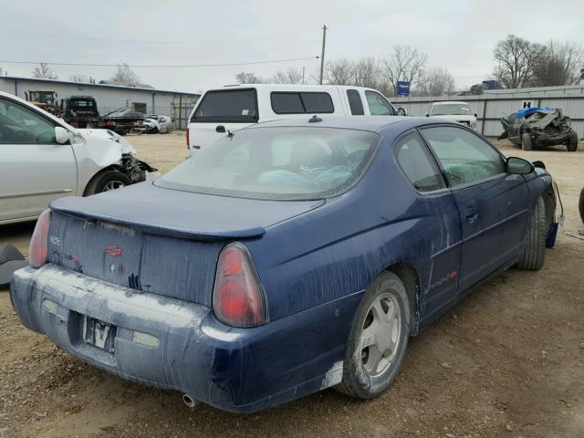 2G1WX15K339349596 - 2003 CHEVROLET MONTE CARL BLUE photo 4