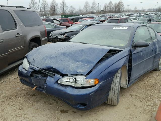 2G1WX15K339349596 - 2003 CHEVROLET MONTE CARL BLUE photo 9