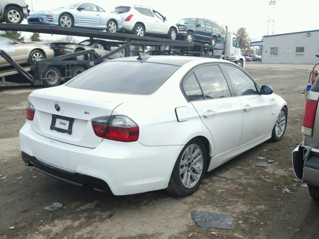 WBAVB17556NH93427 - 2006 BMW 325 I AUTO WHITE photo 4