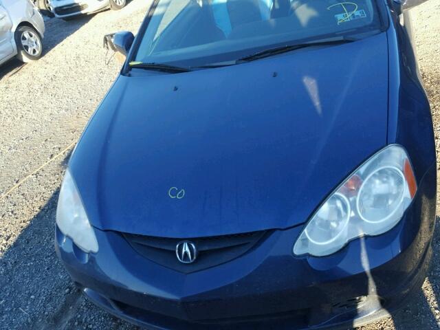 JH4DC54853C003967 - 2003 ACURA RSX BLUE photo 7