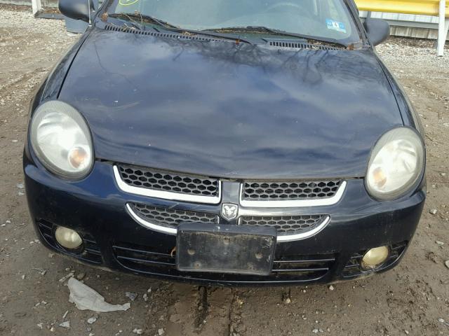 1B3ES56C73D211743 - 2003 DODGE NEON SXT BLACK photo 7