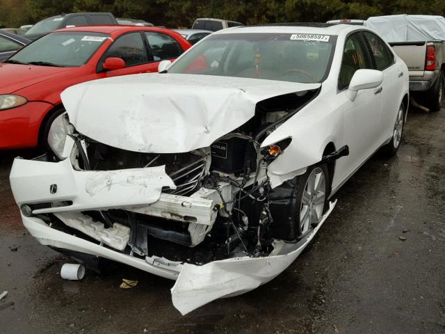 JTHBJ46G592323624 - 2009 LEXUS ES 350 WHITE photo 2