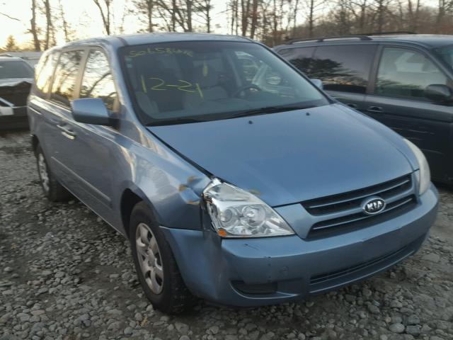 KNDMB233766049988 - 2006 KIA SEDONA EX BLUE photo 1