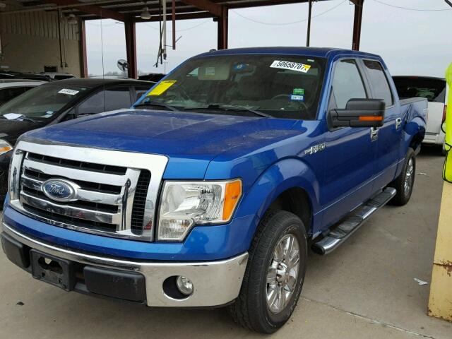 1FTRW12869FA42049 - 2009 FORD F150 SUPER BLUE photo 2