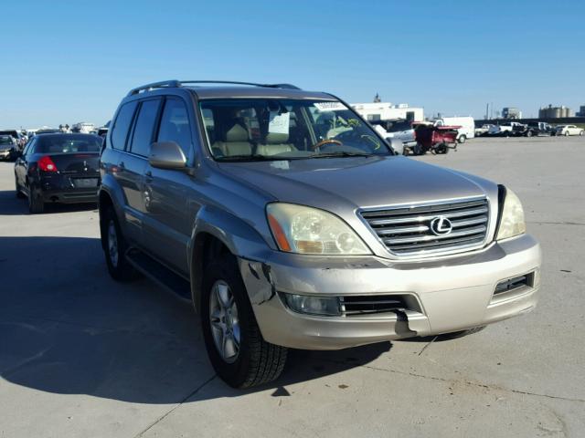 JTJBT20X830006915 - 2003 LEXUS GX 470 GOLD photo 1