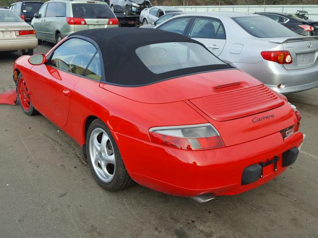 WP0CA299XXS653814 - 1999 PORSCHE 911 CARRER RED photo 3