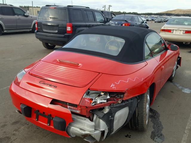 WP0CA299XXS653814 - 1999 PORSCHE 911 CARRER RED photo 4