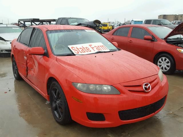 1YVHP80C385M10601 - 2008 MAZDA 6 I RED photo 1