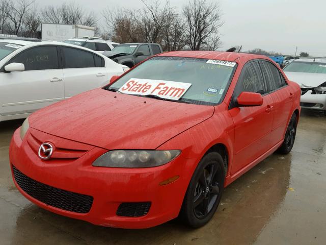 1YVHP80C385M10601 - 2008 MAZDA 6 I RED photo 2